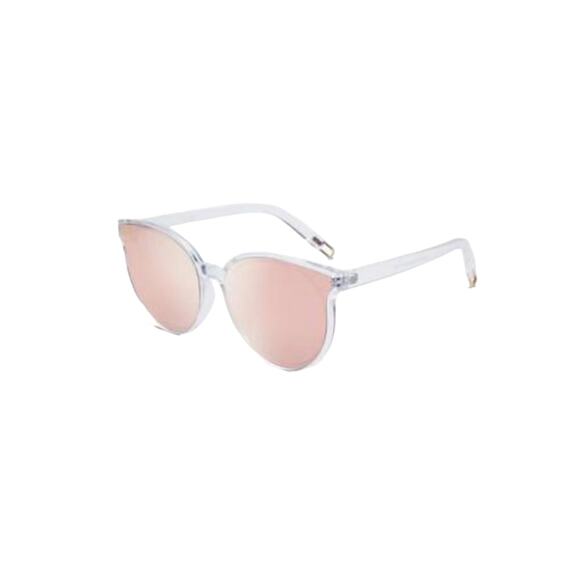 NIB Sojos Together Pink & Clear Cat Eye Style Sunglasses with Case (SJXX013) - Picture 2 of 5